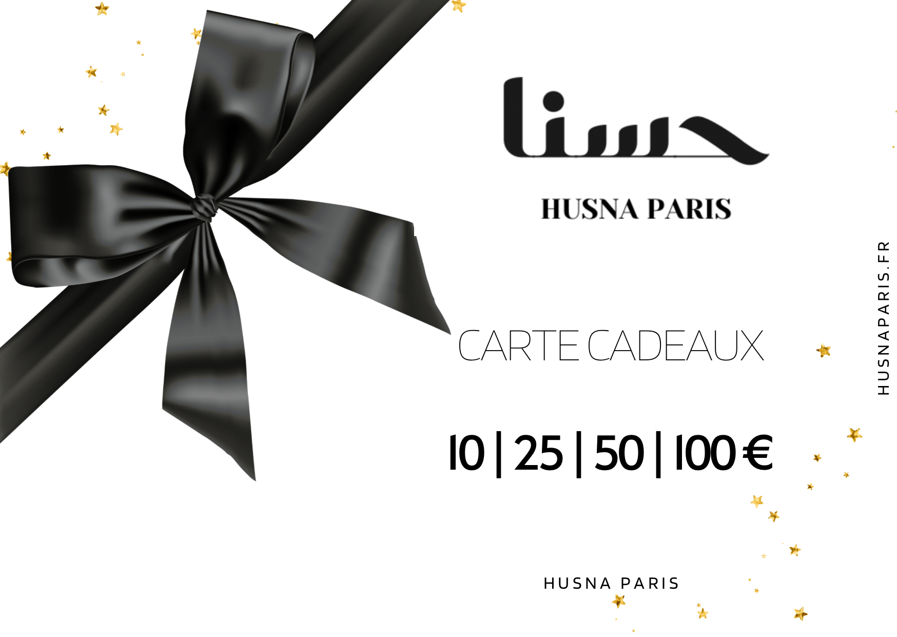 Carte Cadeaux HUSNA PARIS
